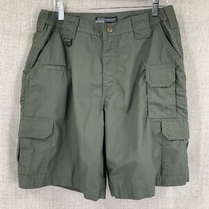 5.11 Tactical Series Cargo Shorts Men's Sz 32 Olive Green Utility Outdoor Rugged